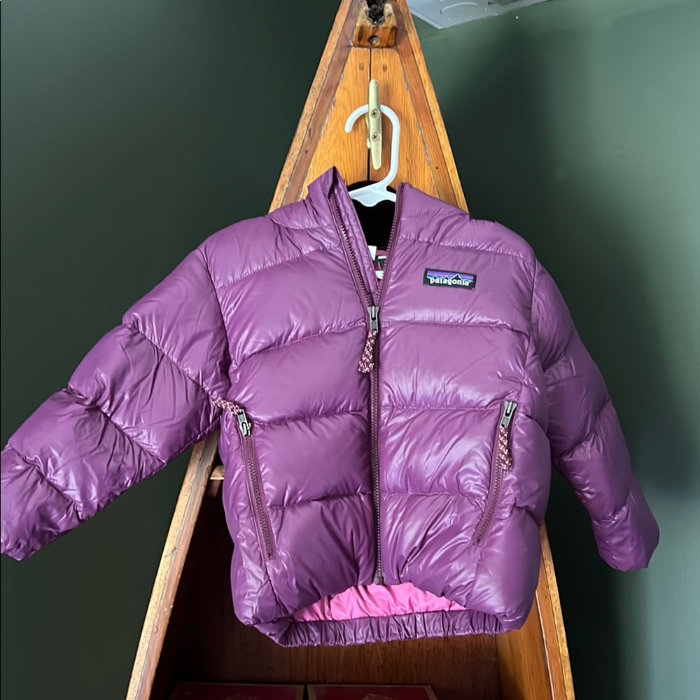 Patagonia Kids Purple Puffer Jacket